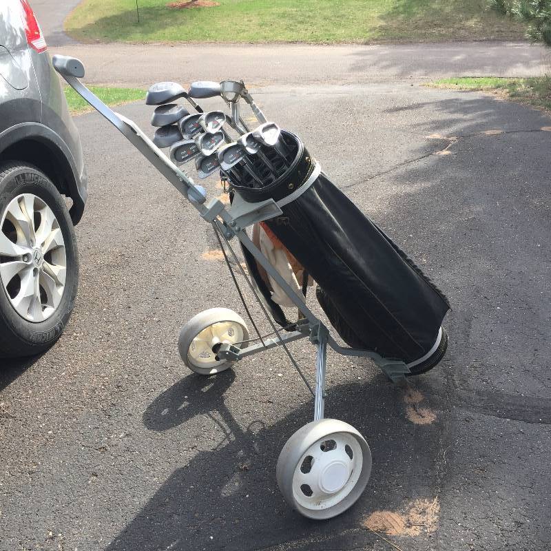 lot 150 image: Taylor Made Clubs, Bag, Pull Cart