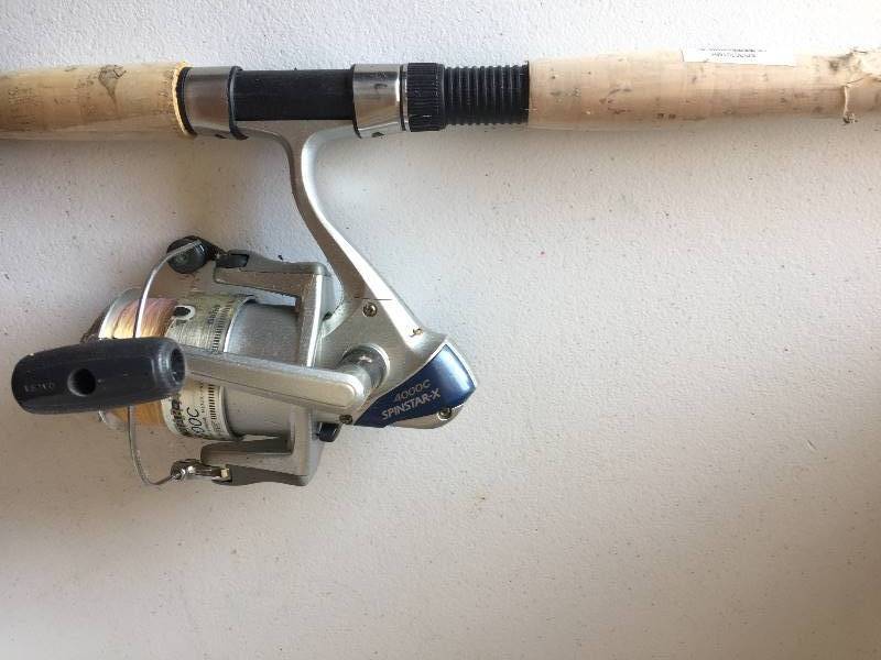 lot 196 image: Daiwa 4000C Spinstar-X Reel & Shakespeare Intrepid Titanium Rod