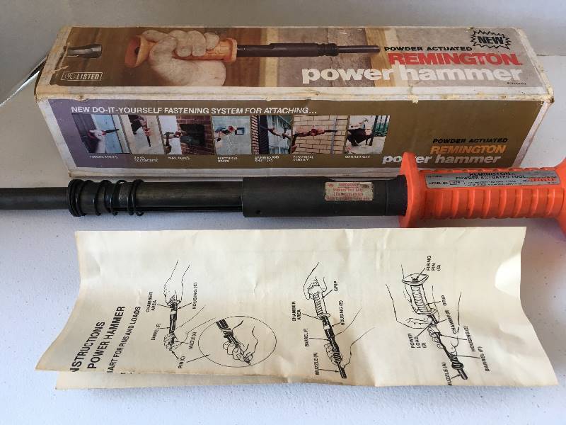 lot 36 image: Power Hammer - Powder Actuated Remington