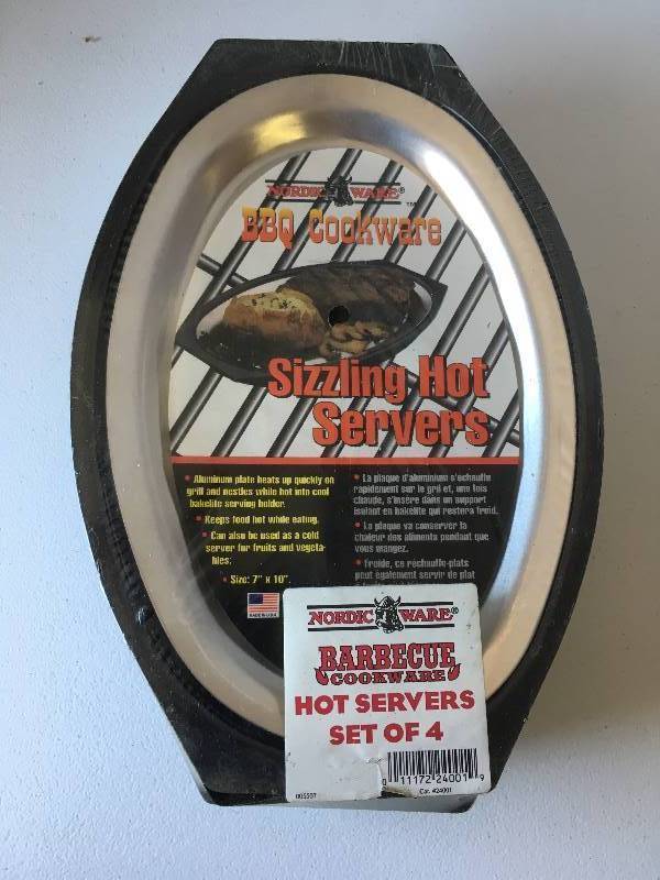 lot 49 image: New Nordic Ware Sizzling Hot Servers