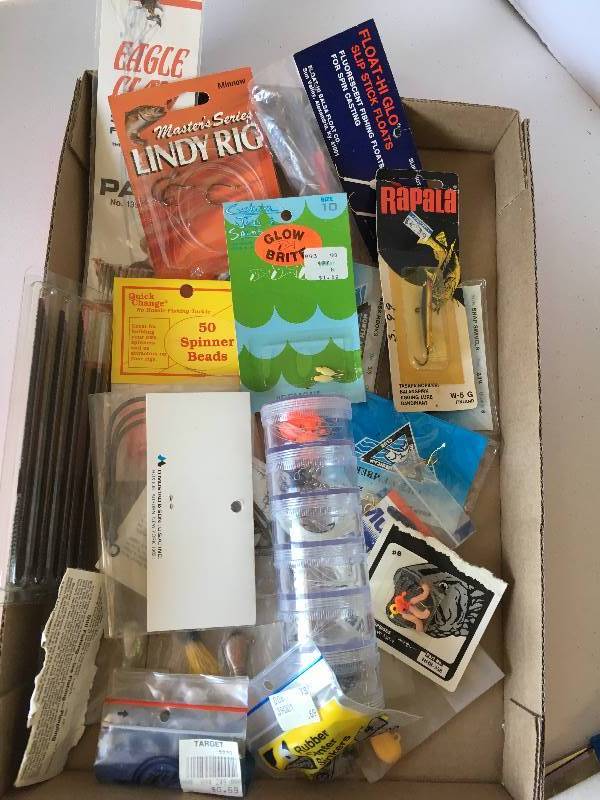 lot 52 image: Fishing Lures, Weights, More