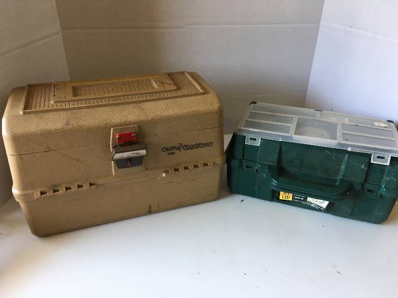 lot 56 image: 2 Fishing Tackle Boxes & Contents