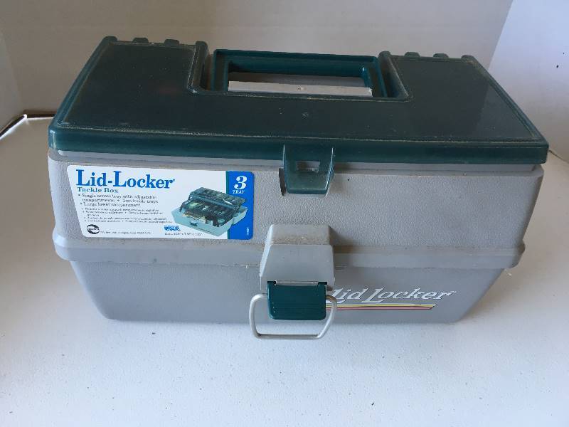 lot 57 image: Lid-Locker Tackle Box