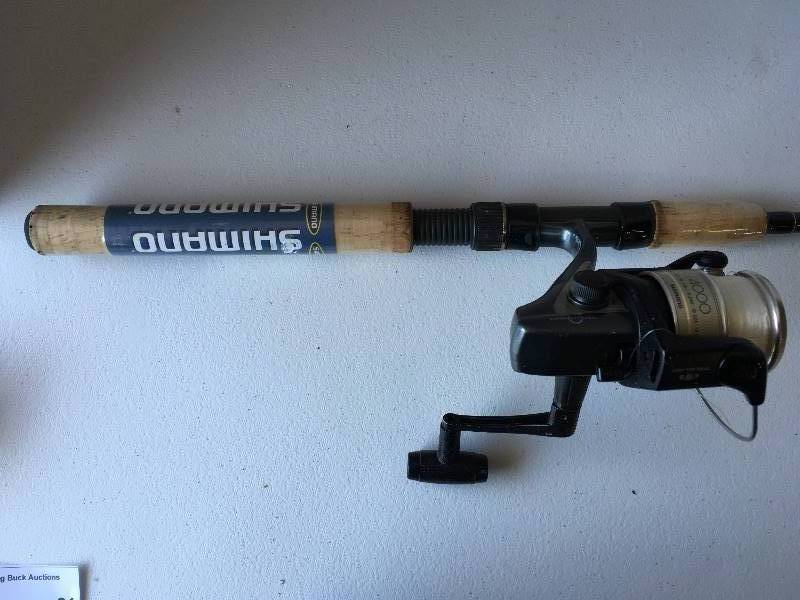 lot 61 image: Shimano Rod & Reel