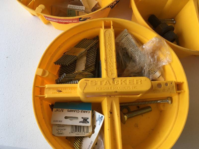 lot 71 image: Stacker Bins with Contents