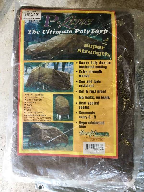 lot 73 image: Four Tarps