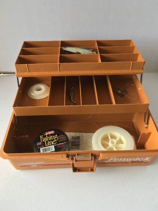 lot 97 image: Fenwick 1050 Fishing Tackle Box
