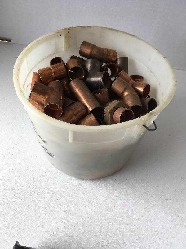 lot 100 image: Copper Fittings - Plumbing