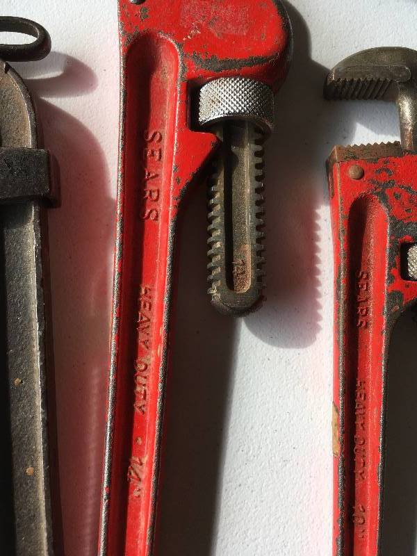 lot 157 image: Pipe Wrenches