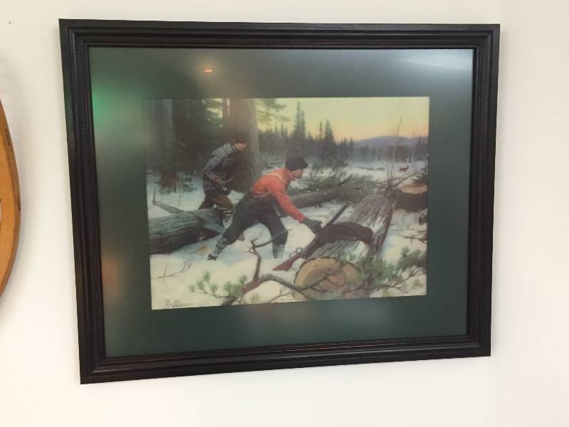 lot 232 image: Philip R Goodwin A Welcome Opportunity Framed Print