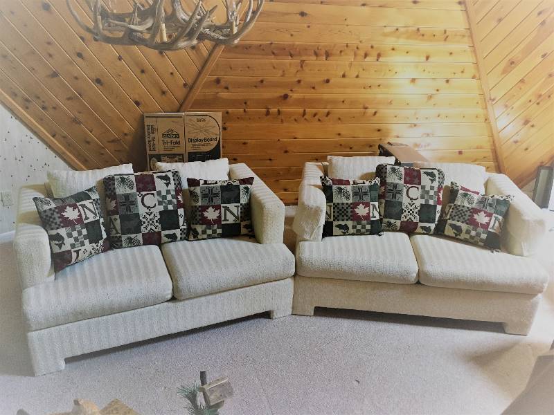 lot 244 image: Two Piece Section  - Loveseats