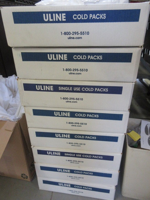 lot 416 image: 8 BOXES OF COLD PACKS