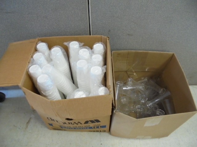 Plastic Glasses and Styrofoam Cups