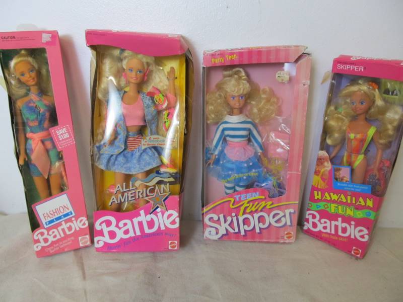 vintage barbie box