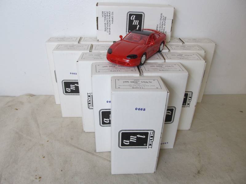 lot 50 image: Lot of NIB Ertl AMT Diecast Cars - 1995 Dodge Stealth