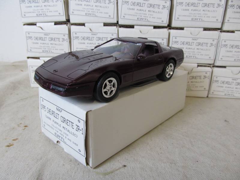 lot 53 image: Lot of NIB Ertl AMT Diecast Cars - Chevy Corvette ZR-1
