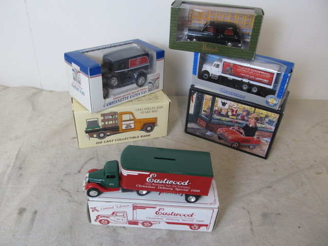 lot 97 image: Lot of 6 MIB Diecast VehiclesBanks