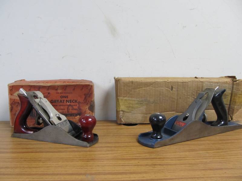 lot 15 image: 2 Vintage Woodworking Planes wOriginal Boxes