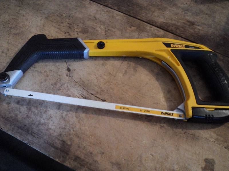 DeWalt hack saw...