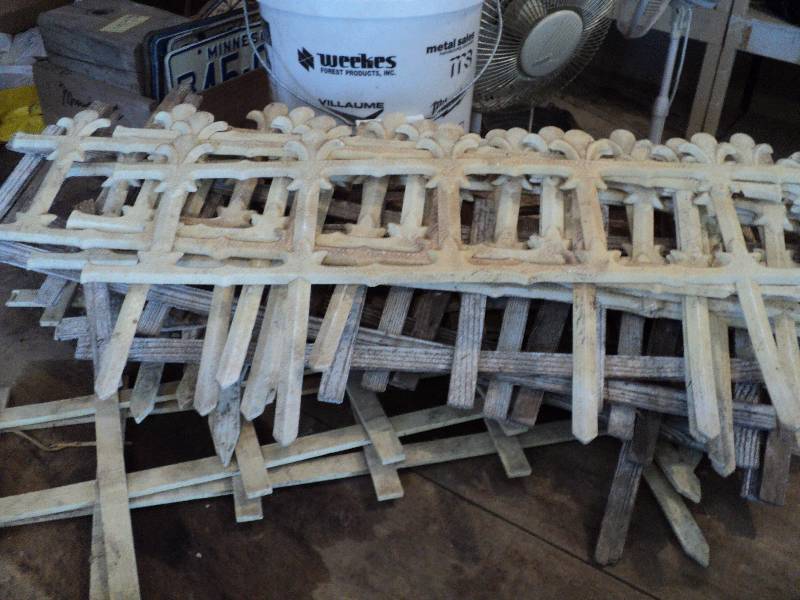 plastic fencing...