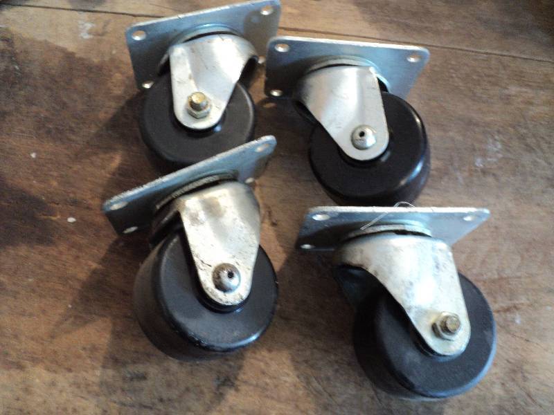 set of 4 wheels - each one 500 lb c...
