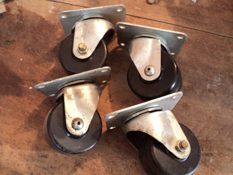 set of 4 wheels - each one 500 lb c...