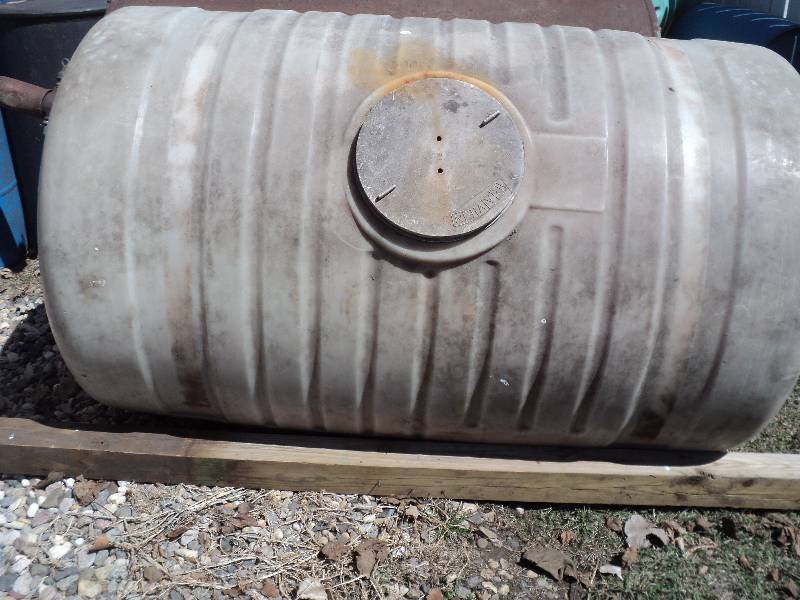 large poly tank - 250 gallon...
