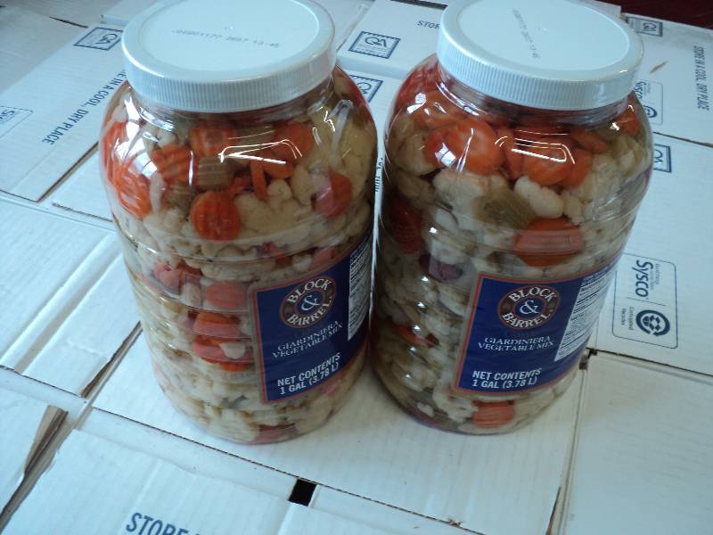 Giardiniera vegetable mix - 2 1 gal...
