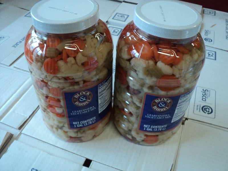 Giardiniera vegetable mix - 2 1 gal...