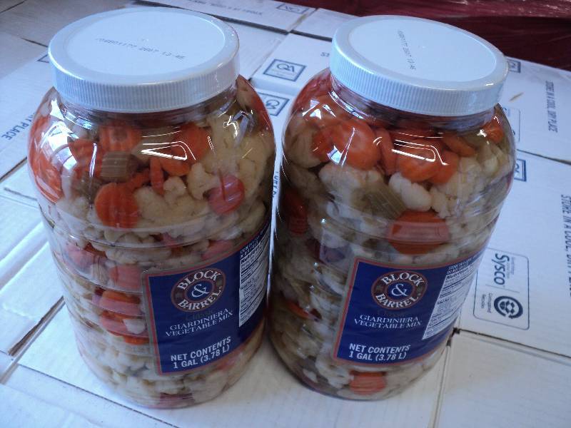 Giardiniera vegetable mix - 2 1 gal...
