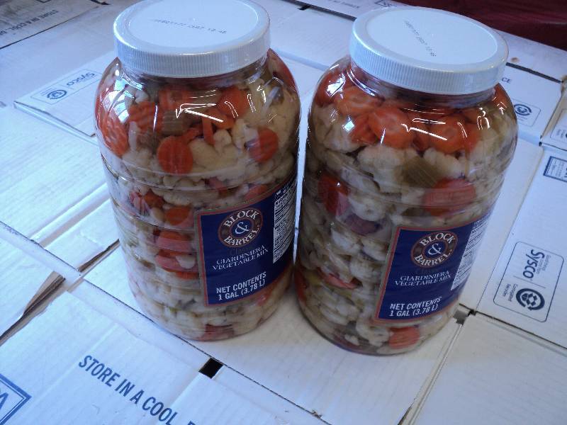 Giardiniera vegetable mix - 2 1 gal...