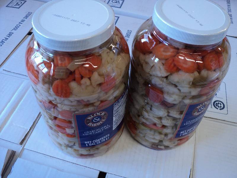 Giardiniera vegetable mix - 2 1 gal...