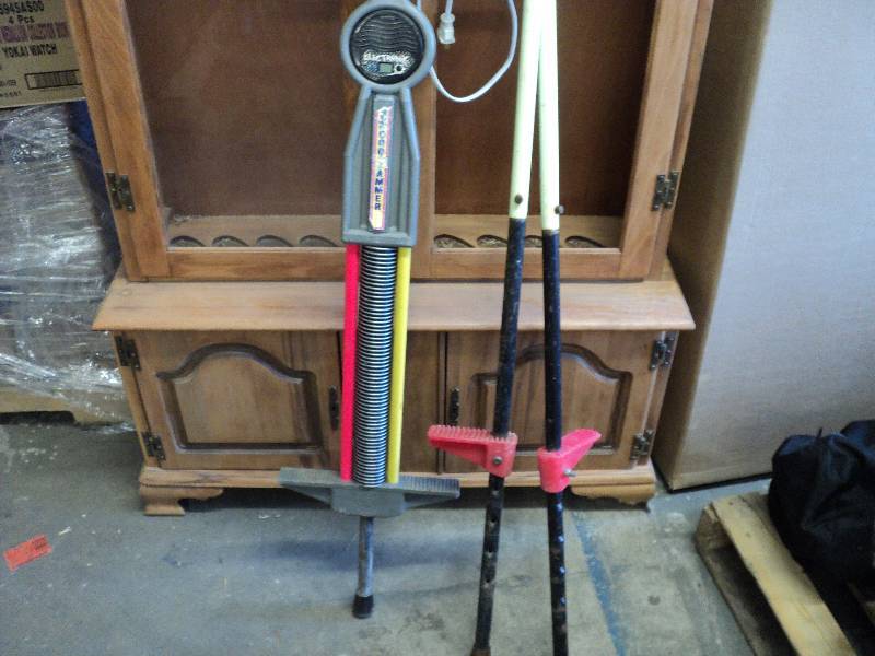 pogo sticks and stilts...