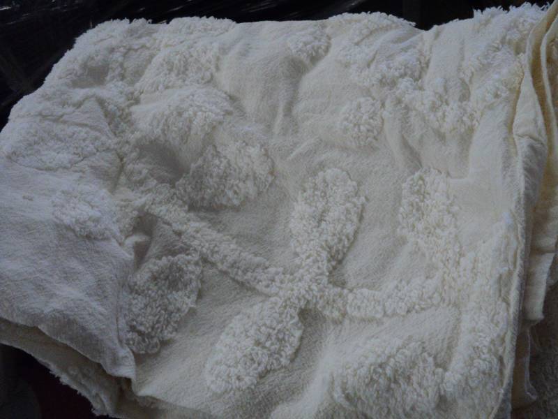 yellow chenille bedspread size 78 ...