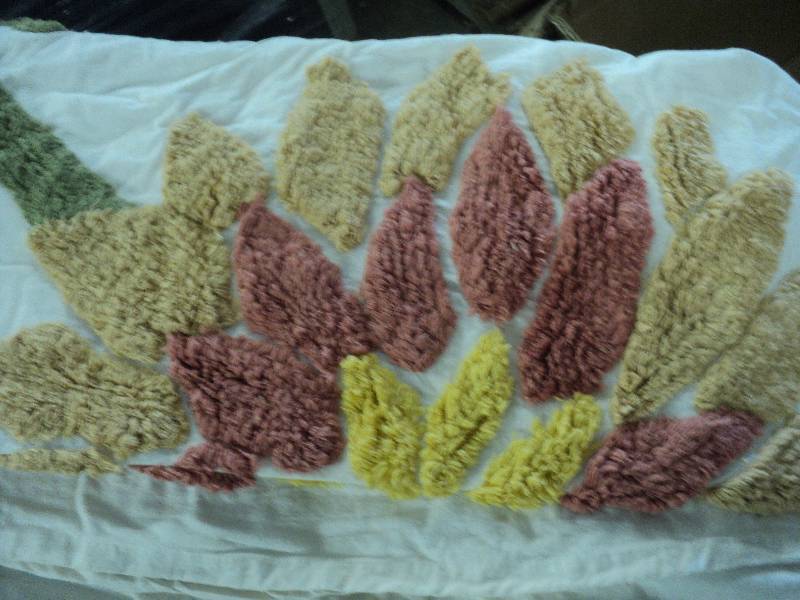 twin size 100% cotton garden bedspr...