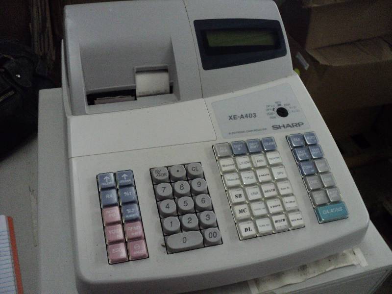 Sharp XE-A403 electronic cash regis...