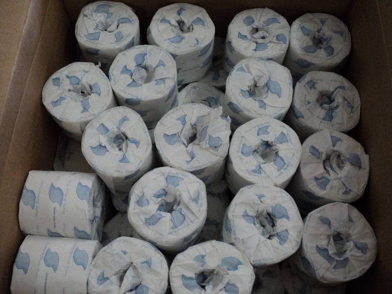 approximately 90 rolls of toilet pa...