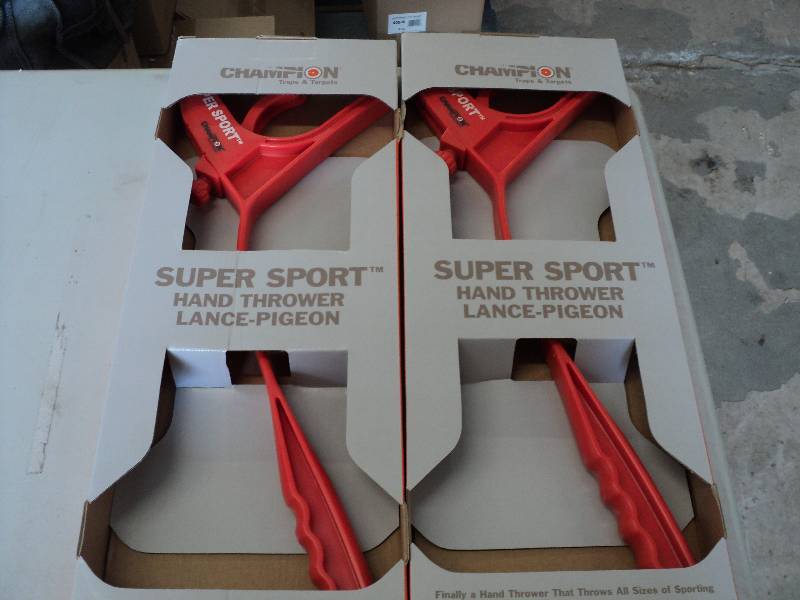 2 Super Sport Champion hand thrower...
