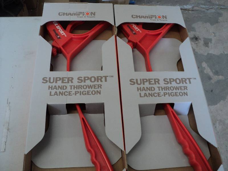 2 Super Sport Champion hand thrower...