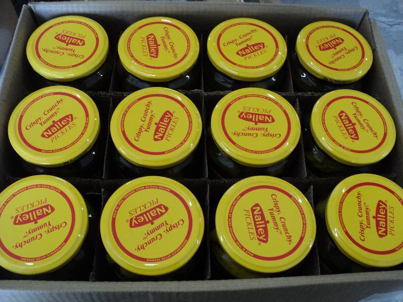 12 24 ounce Nalley Pickles...