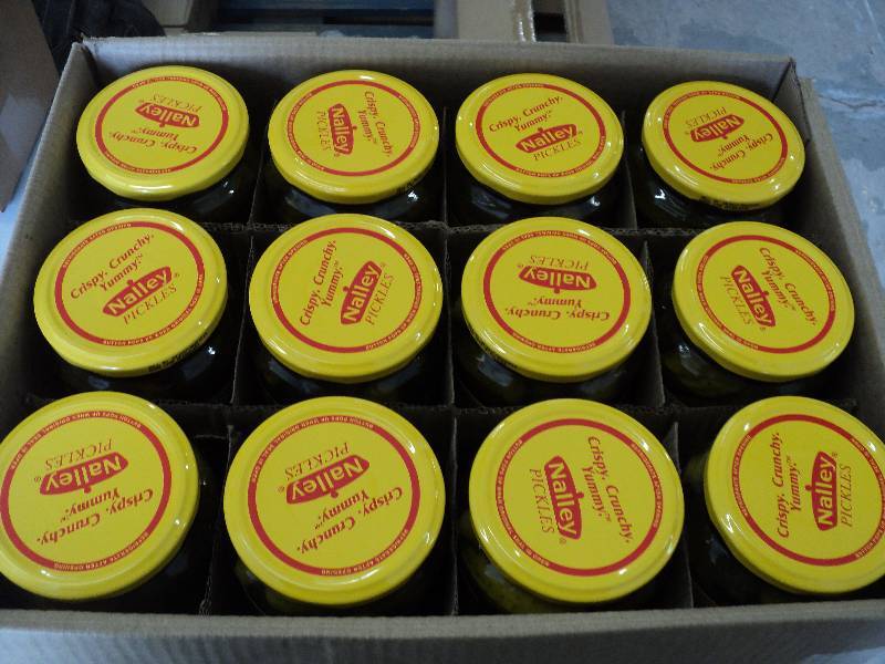 12 24 ounce Nalley Pickles...