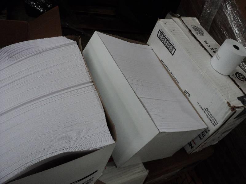 23 rolls of 3 printer rolls and 10...