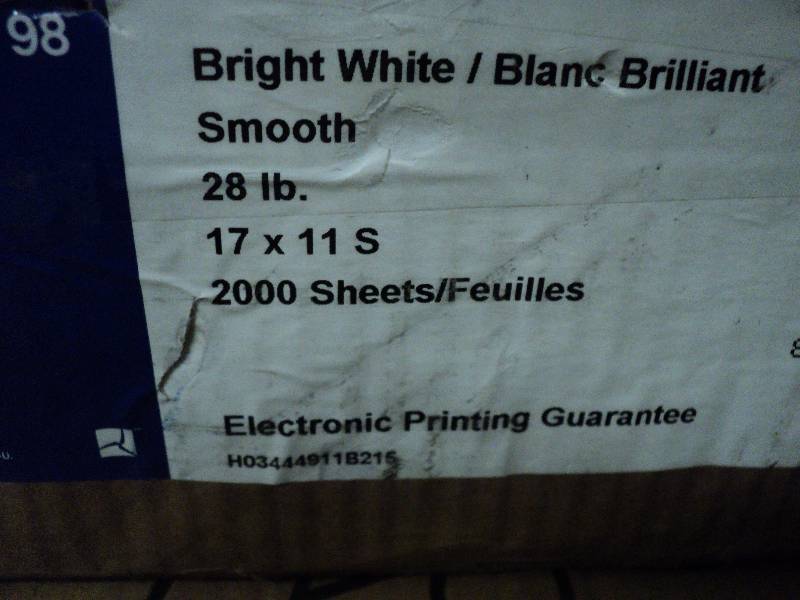 2000 Mohawk 11 x 17 white sheets...