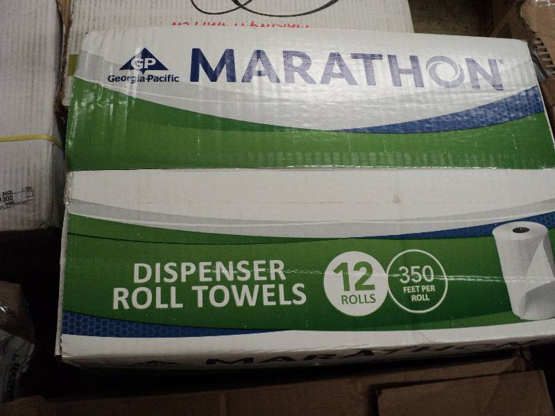 12 rolls of Marathon dispenser towe...