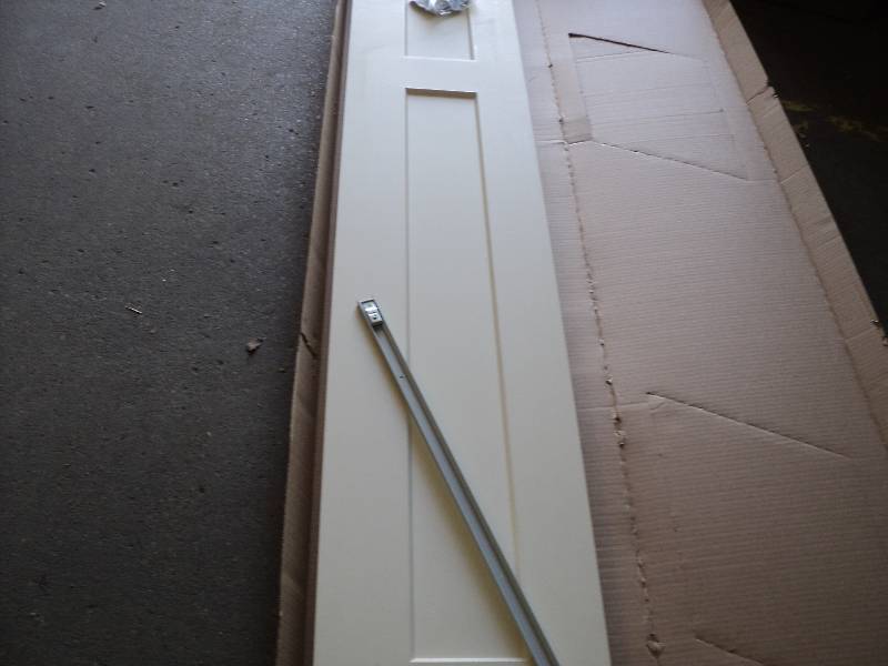 Bi-fold closet doors with hardware...