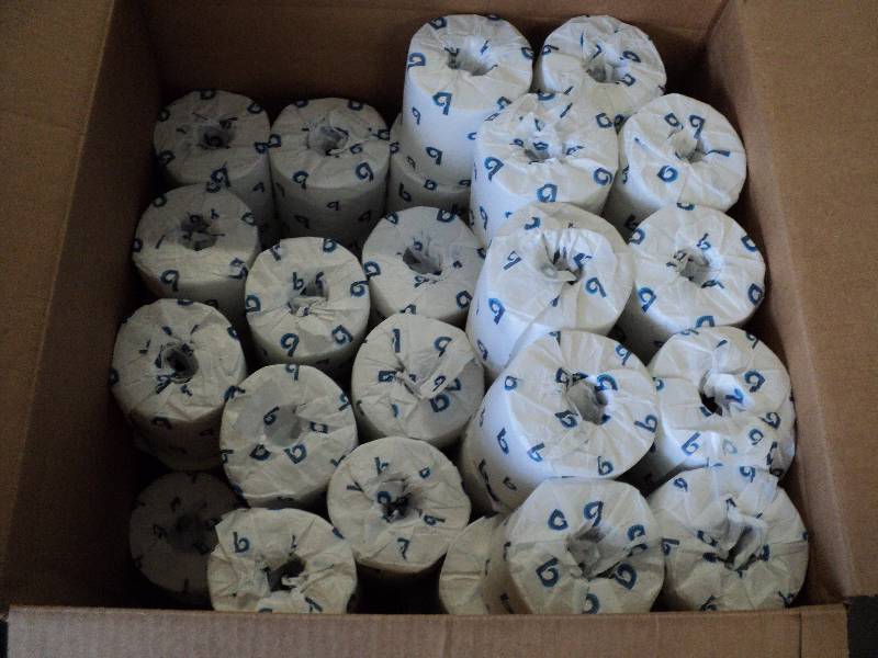 69 rolls of toilet paper...