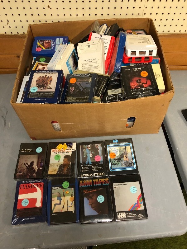 lot 15 image: Large Lot of 8 Tracks - Some Sealed -