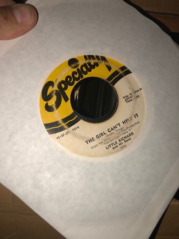 lot 55 image: Large Lot of Mixed Items - LPs, 78s, 45s - EVERYTHING IN THE PHOTOS EXCEPT THE SHELVES