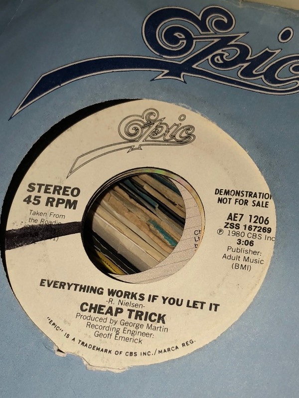 lot 56 image: 100s of 45s - Records - 4 Boxes - Blondie - Cheap Trick - Clapton