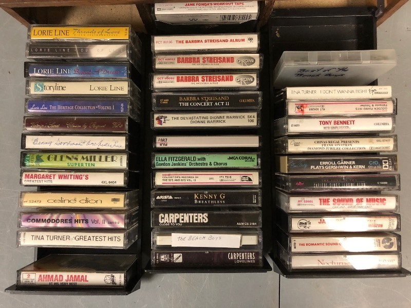 lot 58 image: Lot of Tapes  Cassettes with Case